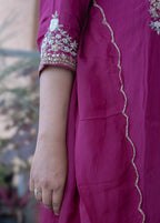 3-piece Straight Kurta Pant Dupatta Set