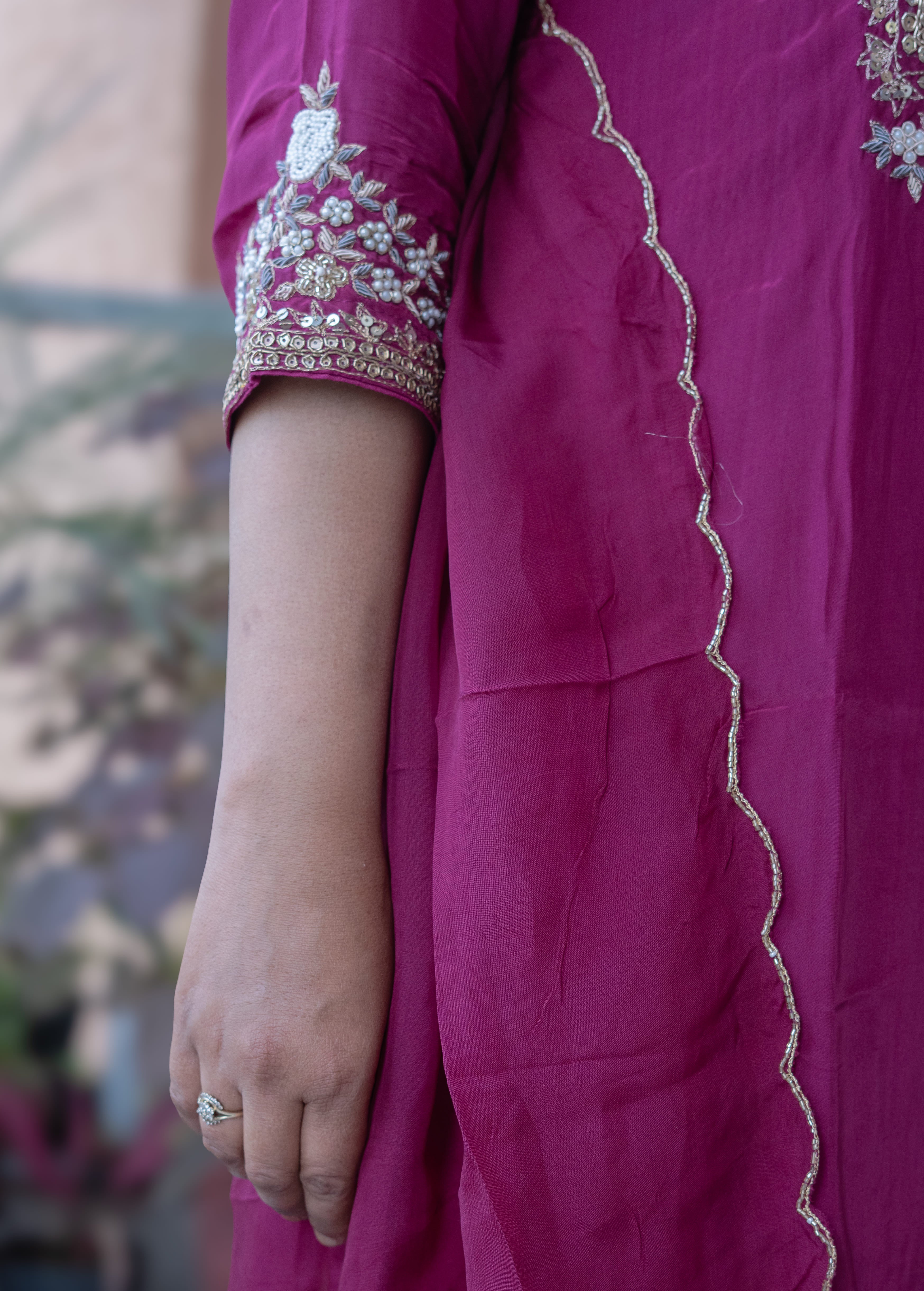 3-piece Straight Kurta Pant Dupatta Set
