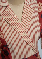 AJARAKH COAT COLLAR GOWN