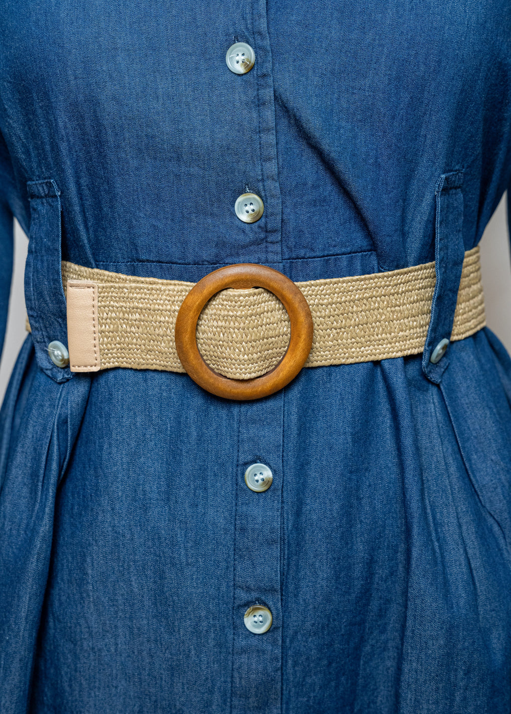 A LINE SHIRT DRESS