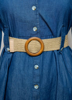 A LINE SHIRT DRESS