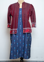IKKAT INNER WITH SHORT JACKET