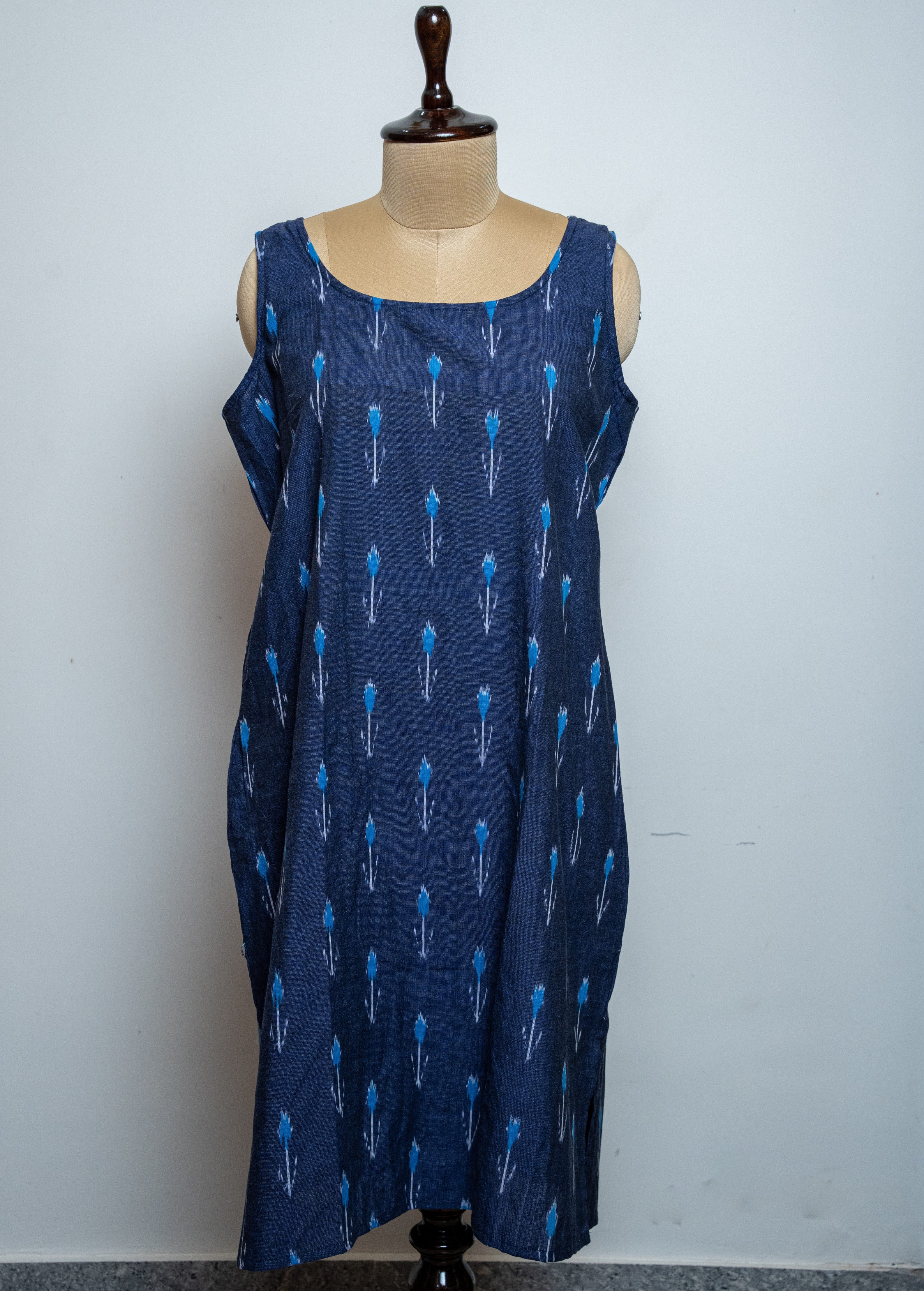 IKKAT INNER WITH SHORT JACKET