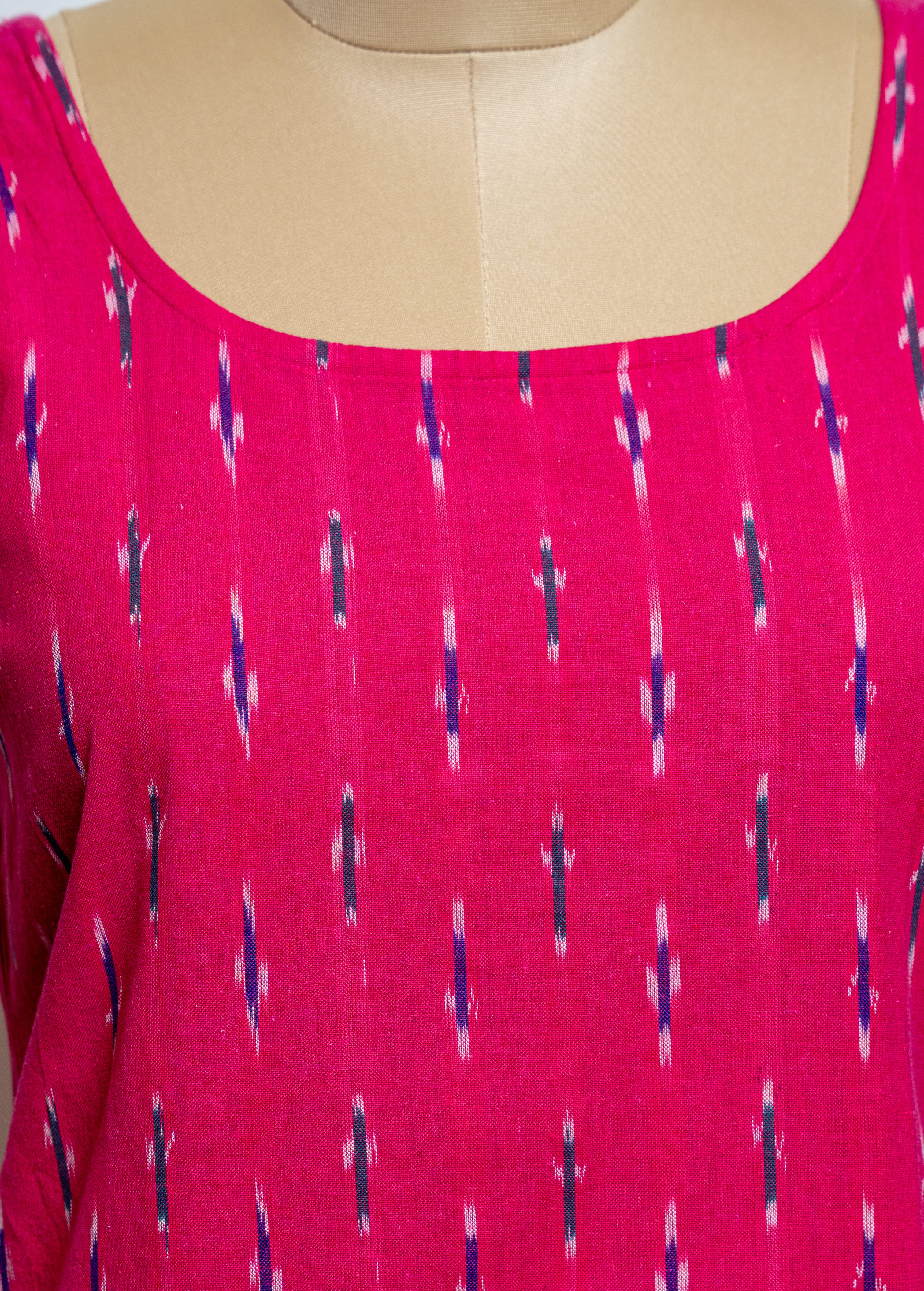 IKKAT INNER WITH SHORT JACKET